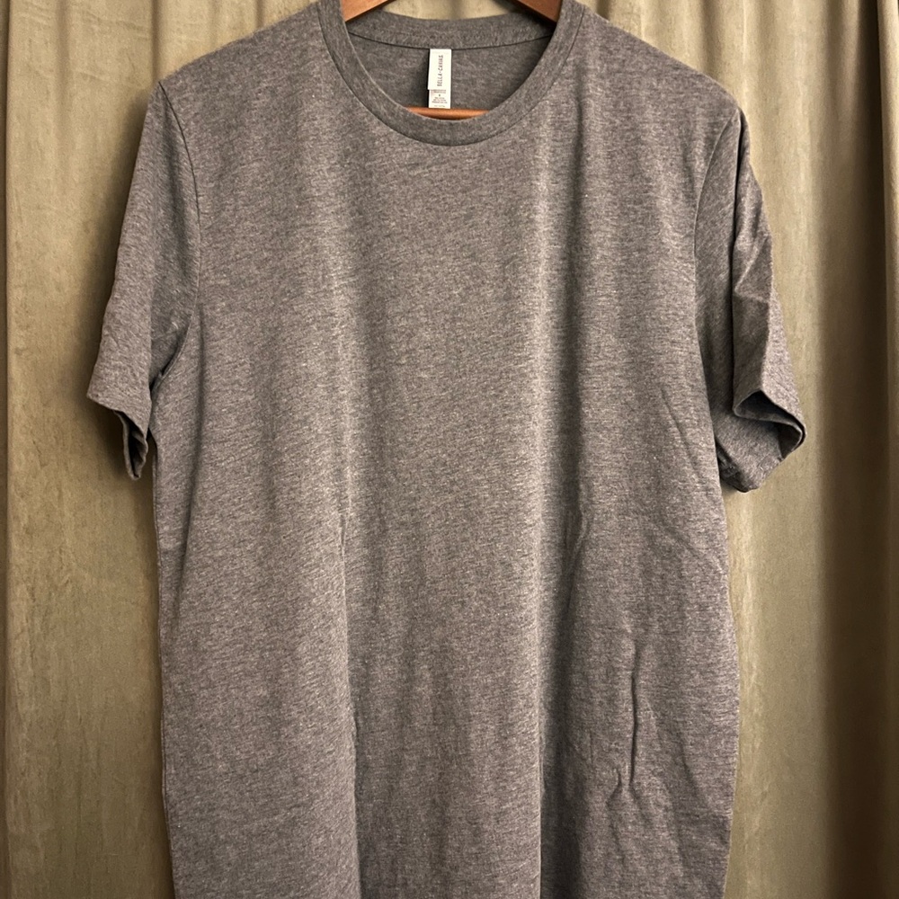 Bella Canvas Heather Gray Men's Tee